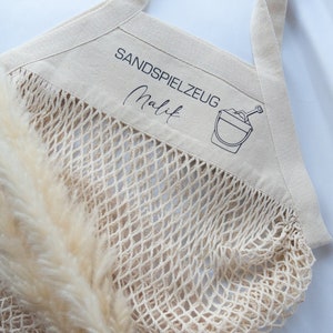 Personalized sand toy bag | Sand toy bag | Digging bag | Mesh bag | Beach bag | Kids