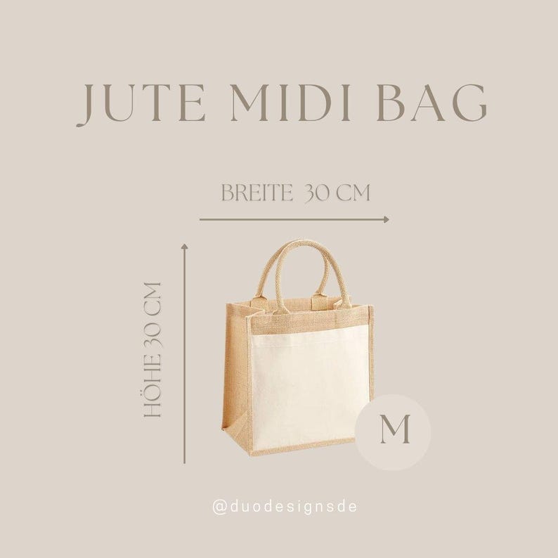 May include: A beige jute tote bag with a white fabric lining. The bag has a 30-inch width and a 30-inch height. The bag is labeled with a size "M".