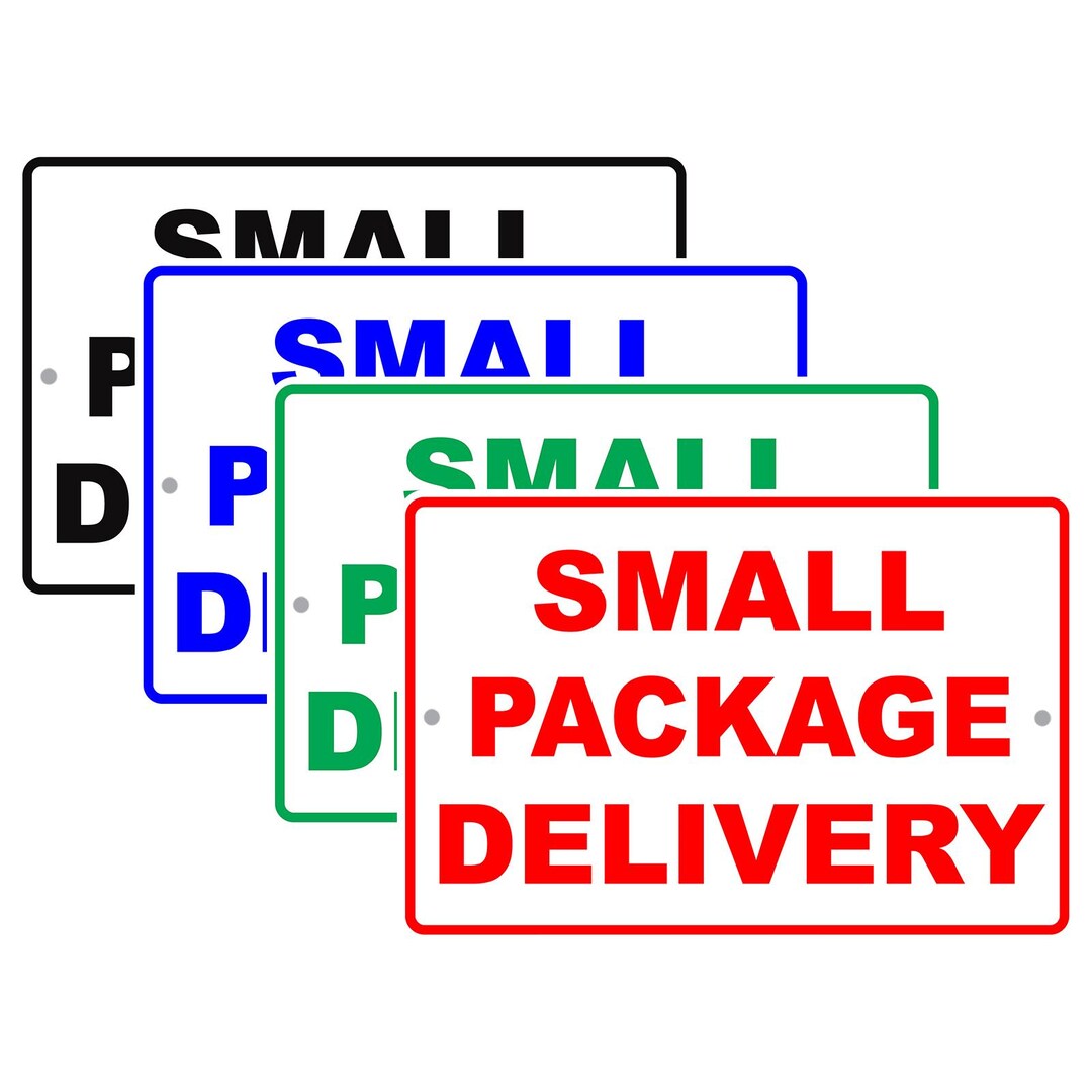 Package Mail Sign Small Package Delivery Metal Sign Private Office Packages Home Outdoor ...