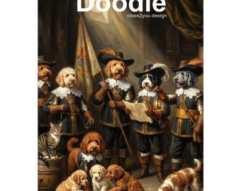 Doodle Calendar 2027 – Art-Style Dog Calendar with 12 Unique Designs