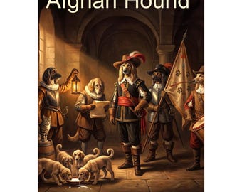 Afghan Hound Calendar 2027– Art‑Style Dog Calendar with 12 Unique Designs