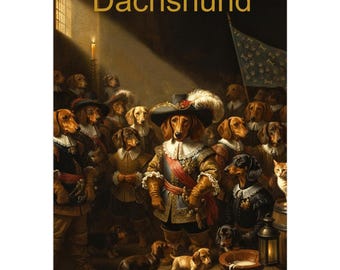 Dachshund Calendar 2027 – Art-Style Dog Calendar with 12 Unique Designs