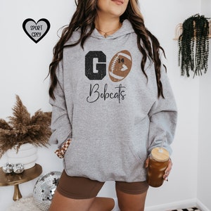 Custom football mom mascot sweatshirt, Personalized child number football hoodie, Custom team game day sweatshirt, gift for football mama