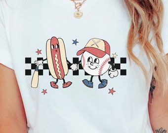 Baseball Game Day Shirt for mom, Retro baseball shirt, baseball lover tshirt, funny baseball shirt, mama baseball tee, sports mom shirt