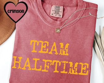 Football game day sweatshirt, funny football shirt, Team Halftime sweater, Cute womens Halftime tshirt, Here for the halftime show tee
