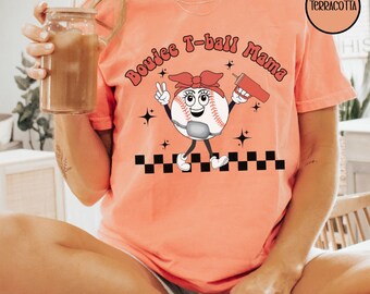 Tball mom shirt, baseball mom shirt, tball sports mom shirt, baseball mama shirt comfort colors, mothers day gift, Baseball game day shirt