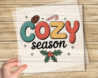Camo Cozy Season DTF Transfer, Trendy Hunting, Duck Hunting, Duck Camo, Cozy Season, Ready to Press, Heat Transfer