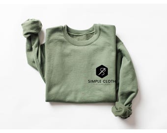 Custom Logo Sweatshirt, Your Business Logo or Brand Logo, Team Staff Logo Hoodie, Your Design Here, Team Logo Shirt, Company Logo Gifts