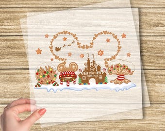 Christmas DTF Transfer for Ready to Press, Disney Christmas Ready to Apply for Heat Press, DTF Prints, Direct To Film