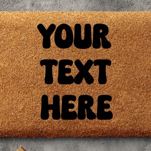 Custom Text Doormat, Your Text Here Doormat, Personalized Door Mat, Custom Welcome Mat, Custom Doormat, Housewarming Gift, Custom Gifts
