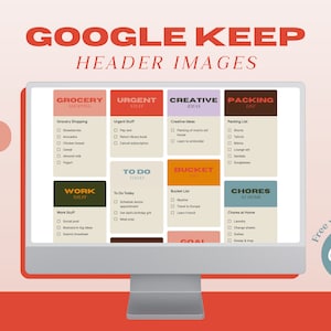 Google Keep Headers | 25 Trendy & Bold Designs