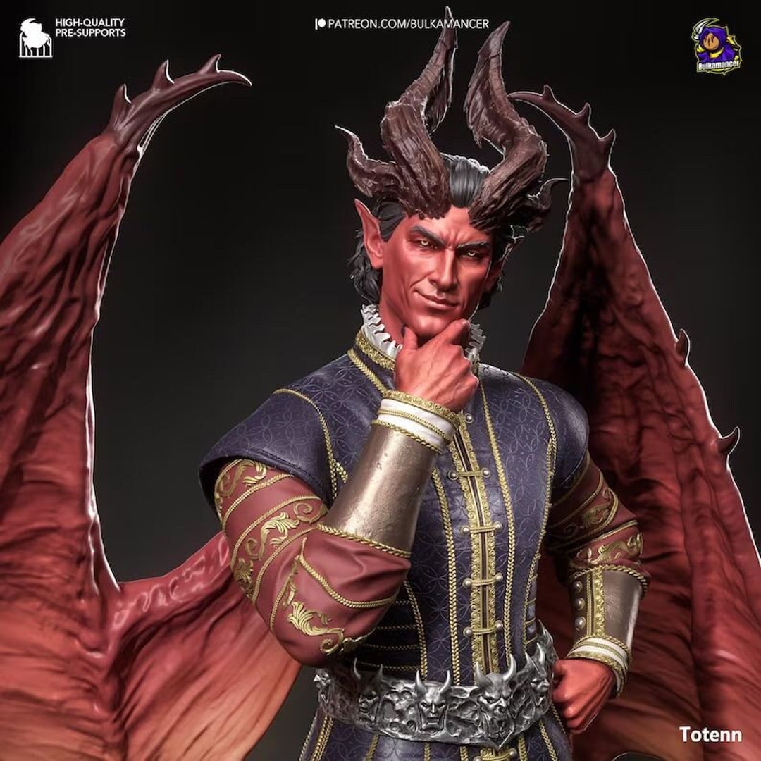 Raphael Baldur's Gate 3 Miniature BG3 Figure 8k Resin Etsy