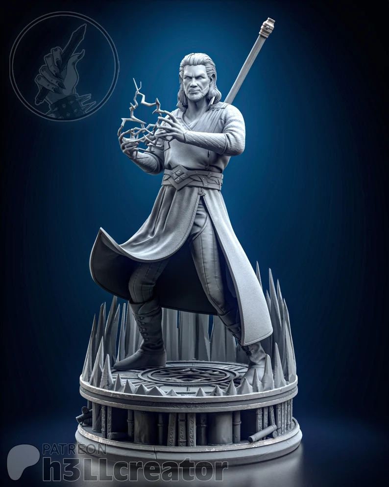 Gale Baldur's Gate 3 Miniature BG3 Figure 8k Resin Etsy