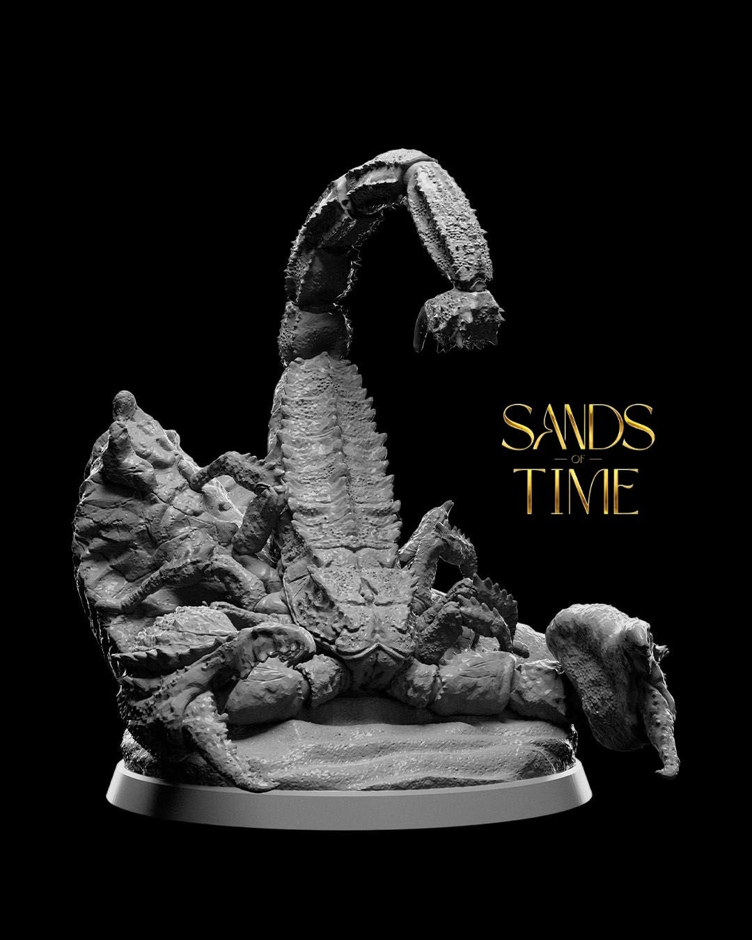 Giant Scorpion UNPAINTED Tabletop Scale TTRPG D D Miniature Dnd giant-scorpion-unpainted-tabletop-scale-ttrpg-d-d-miniature-dnd