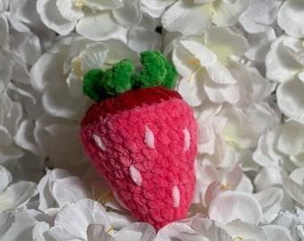 Crochet Strawberry- chocolate covered fresa pattern