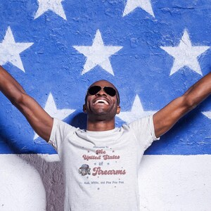 United States of Fireworks 4th of July Shirt - Patriotic American Flag Tee, Red White and Blue Independence Day Celebration Outfit for afbeelding 1