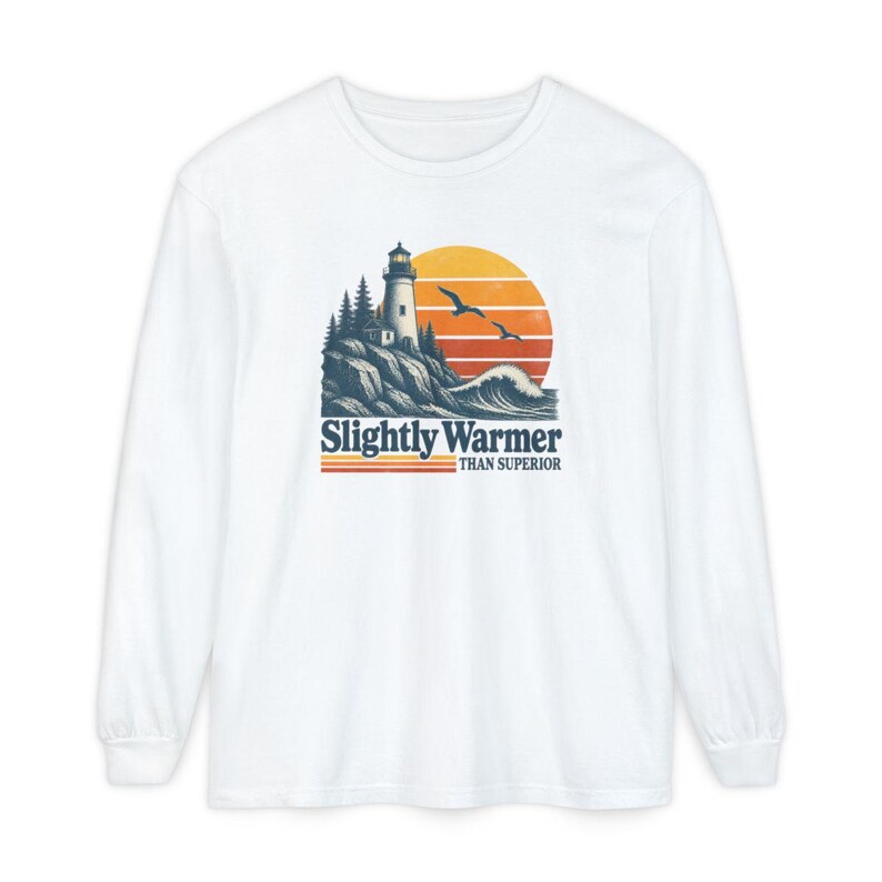 Lake Superior Shirt, Funny Lake Superior Gift, Lighthouse Tee, Retro Lake Vacation Shirt, Great Lakes Souvenir afbeelding 14