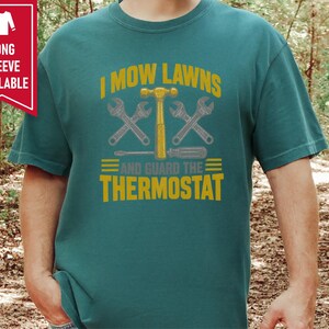 Lawn Care Shirt, Funny Dad Joke Tee, Handyman Gift For Men, Grass Cutting T Shirt, Father Day Gift image 8