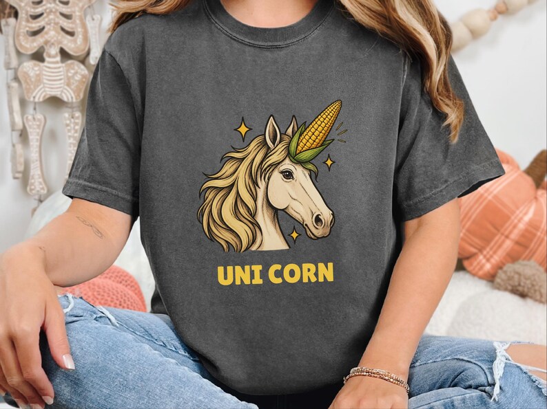 Funny Horse Shirt, Funny Unicorn Shirt, Horse Lover Gift, Funny Farm Shirt, Uni Corn Shirt, Cowgirl Gift image 10