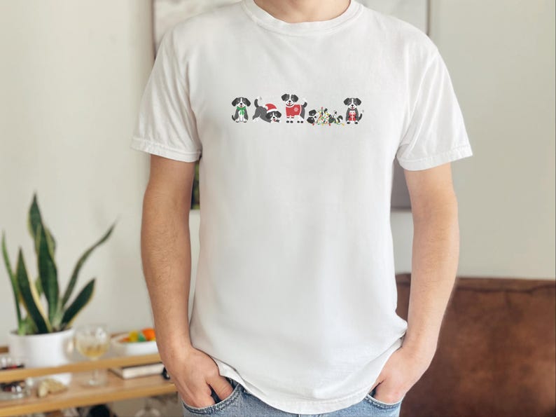 Christmas Dog Shirt, Holiday Pet Shirt, Christmas Dog Lover Gift, Festive Dog Owner Tee image 10