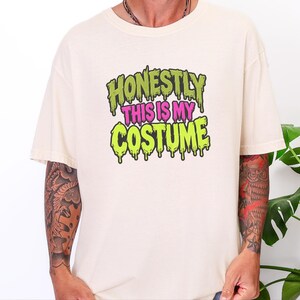 Lazy Costume Shirt, Halloween Movie Tee, Funny Slogan Tee, Sarcastic Halloween Costume Shirt, Lazy Costume Party image 5