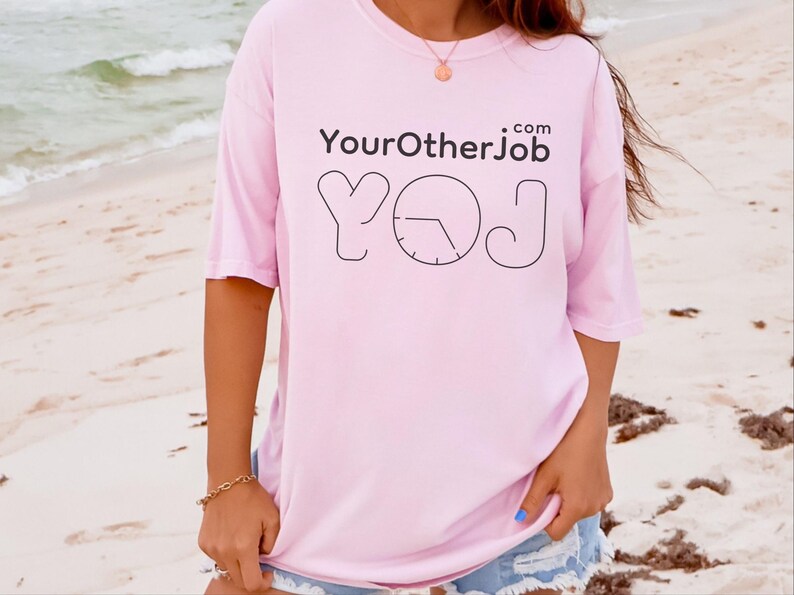 Comfort Colors Entrepreneur Graphic Designer Shirt, YourOtherJob.com Side Hustle Tshirt, Microbusiness Solopreneur Freelancer Content image 4