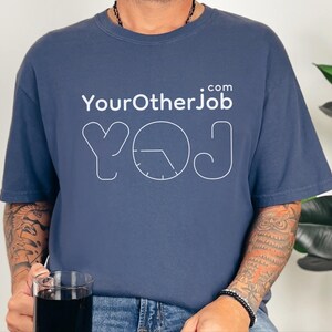 Comfort Colors Entrepreneur Graphic Designer Shirt, YourOtherJob.com Side Hustle Tshirt, Microbusiness Solopreneur Freelancer Content image 2