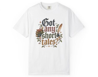 Gothic Lettering Stacked Books Quill