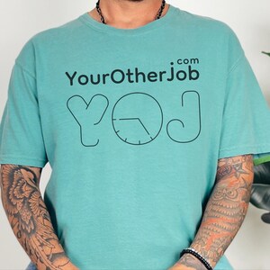 Comfort Colors Entrepreneur Graphic Designer Shirt, YourOtherJob.com Side Hustle Tshirt, Microbusiness Solopreneur Freelancer Content image 5