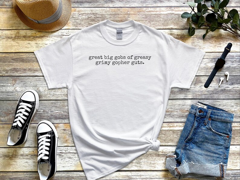 Dark Humor Chef Life Cooking Gag Shirt, Great Big Gobs Of Greasy Grimy Gopher Guts, Kitchen Humor 90s Gen Z Gift, Dark Humor Shirt image 7
