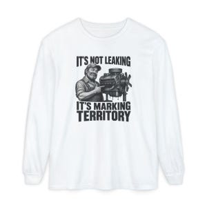 Mechanic Shirt, Funny Mechanic Gift, Car Guy T Shirt, Gearhead Apparel, Auto Shop Tee, It Is Not Leaking It Is Marking Territory image 14