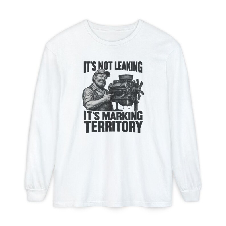 Mechanic Shirt, Funny Mechanic Gift, Car Guy T Shirt, Gearhead Apparel, Auto Shop Tee, It Is Not Leaking It Is Marking Territory image 14