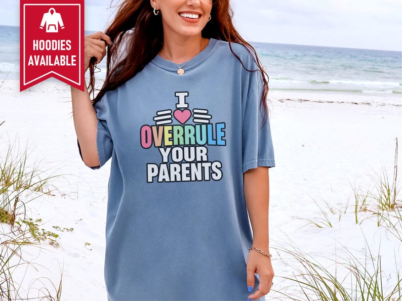 Funny Uncle Shirt, Overrule Your Parents Gift, Cool Aunt Tee, Funcle Hoodie, Favorite Auntie Sweatshirt, Sarcastic Family Joke Top Bild 5