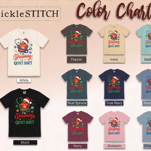 Nurse Christmas Sweatshirt, Funny Nurse Holiday Gift, Quiet Shift Shirt, Christmas ICU Nurse Top, RN Christmas Hoodie image 2
