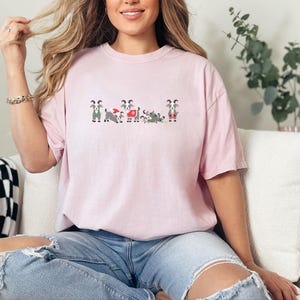 Christmas Goat Shirt, Christmas Goat Gift, Farm Animal Christmas Tee, Goat Lover Shirt, Christmas Farm Shirt image 7