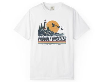 Proudly Unsalted Lake Sunset Tshirt and Long Sleeve