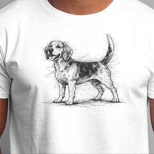 Beagle-schets afbeelding 2