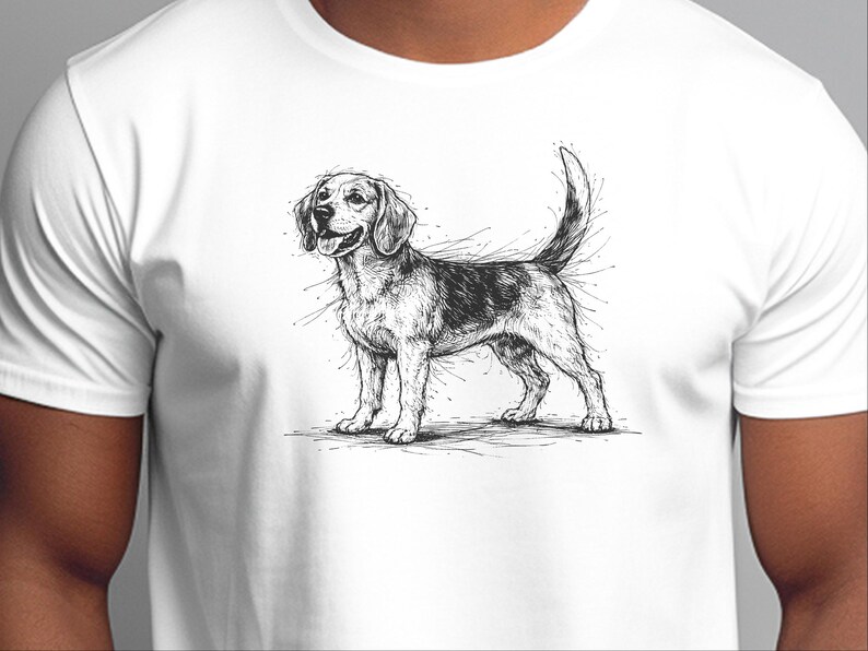 Beagle-schets afbeelding 2