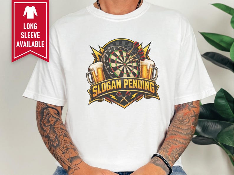 Funny Darts Shirt, Darts And Beer Gift, Slogan Pending Shirt, Pub League Tee, Dart Player Shirt, Drinking Team Shirt, Dartboard Gift image 5