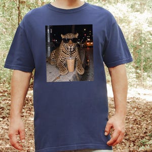 Leopardkaffe, kaffeälskare, rolig djurtröja, vildkatt bild 10