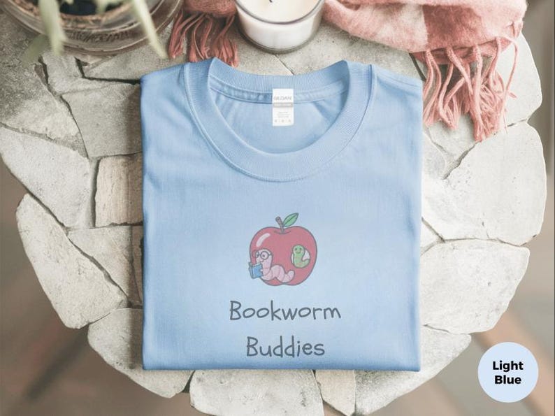 Bookworm Buddies Digital Print | Funny Reading Squad and Book Lover Gift | Aesthetic Bookish Design Looks Like Embroidery PNG SVG Art afbeelding 8