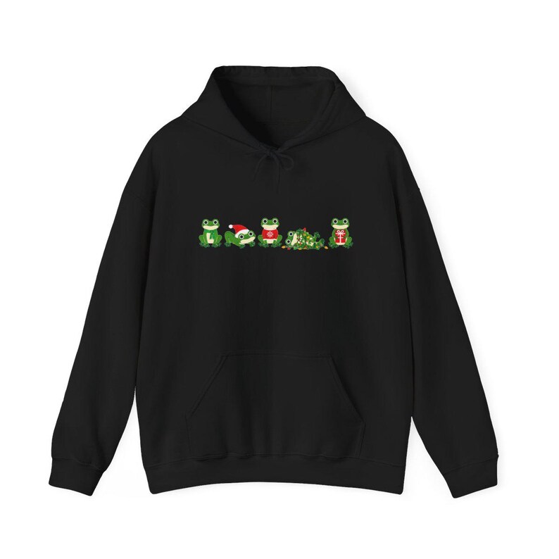 Christmas Frog Shirt, Frog Christmas Gift, Cute Frog Tee, Funny Christmas Shirt, Holiday Animal T Shirt image 11