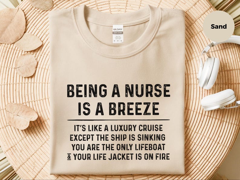 Nurse Meme Shirt, and quot;Being A Nurse Is A Breeze Cruise and quot;, Funny RN Vacation Tee, Woman Cruise Celebration, Healthcare Humor image 8