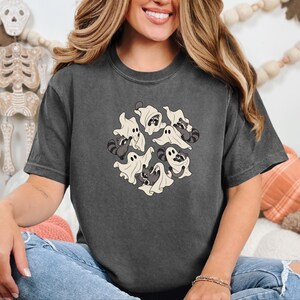Raccoon Ghost Shirt, Funny Halloween T Shirt, Cute Spooky Season Tee, Trash Panda Gift image 6