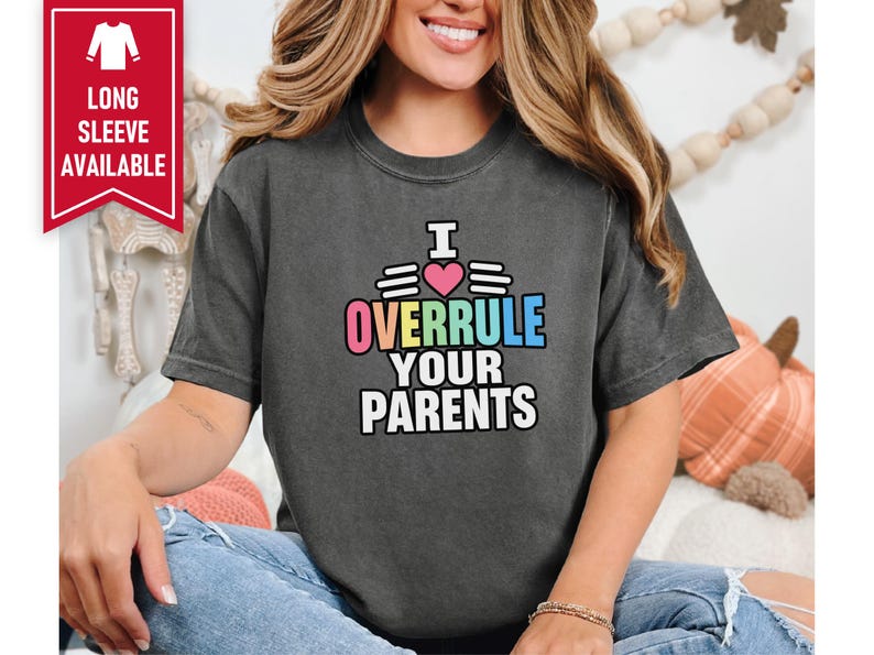 Funny Uncle Shirt, Overrule Your Parents Gift, Cool Aunt Tee, Funcle Hoodie, Favorite Auntie Sweatshirt, Sarcastic Family Joke Top Bild 7