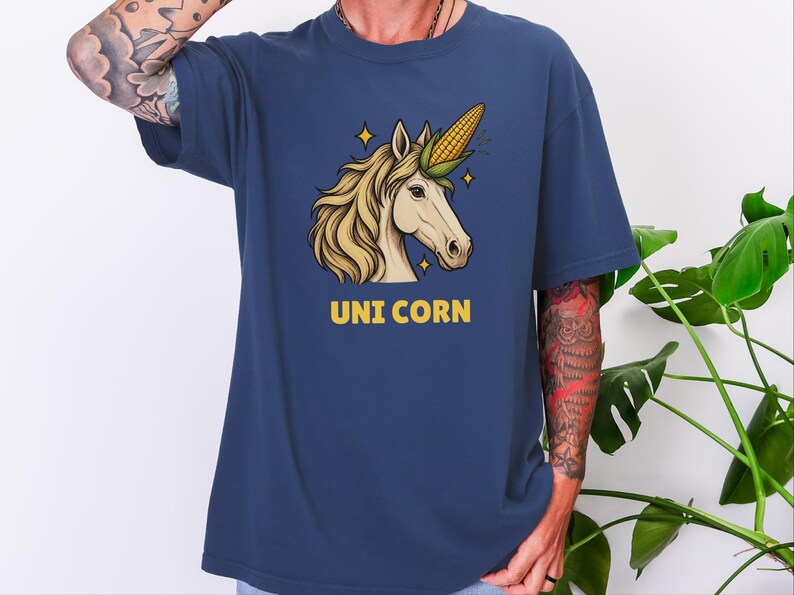 Funny Horse Shirt, Funny Unicorn Shirt, Horse Lover Gift, Funny Farm Shirt, Uni Corn Shirt, Cowgirl Gift image 4