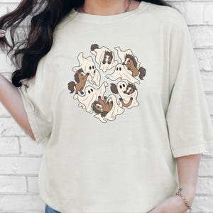 Horse Girl Shirt, Cute Ghost Halloween Gift, Spooky Pony Lover Tee, Equestrian Fall Sweatshirt, Horse Rider Costume image 9