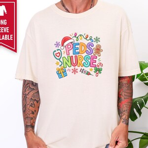 Peds Nurse Christmas Shirt, Pediatric Nurse Holiday Gift, Peds Nurse Tee, Christmas Nurse Top, Pediatric RN Shirt image 10