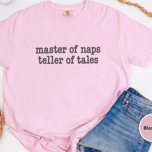 Grandpa Shirt, Funny Grandpa Gift, Master Of Naps Teller Of Tales Shirt, Pops Birthday Gift, Grandfather Tee, Typography Grandpa Shirt