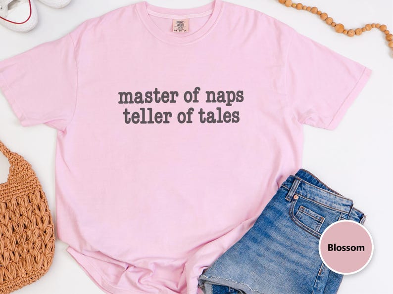 Grandpa Shirt, Funny Grandpa Gift, Master Of Naps Teller Of Tales Shirt, Pops Birthday Gift, Grandfather Tee, Typography Grandpa Shirt image 1